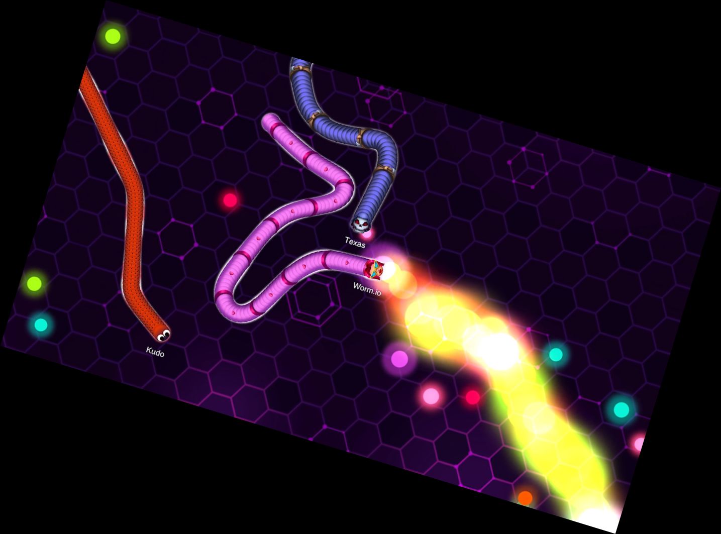 Worm.io - Multiplayer Snake & Worm Battle Game