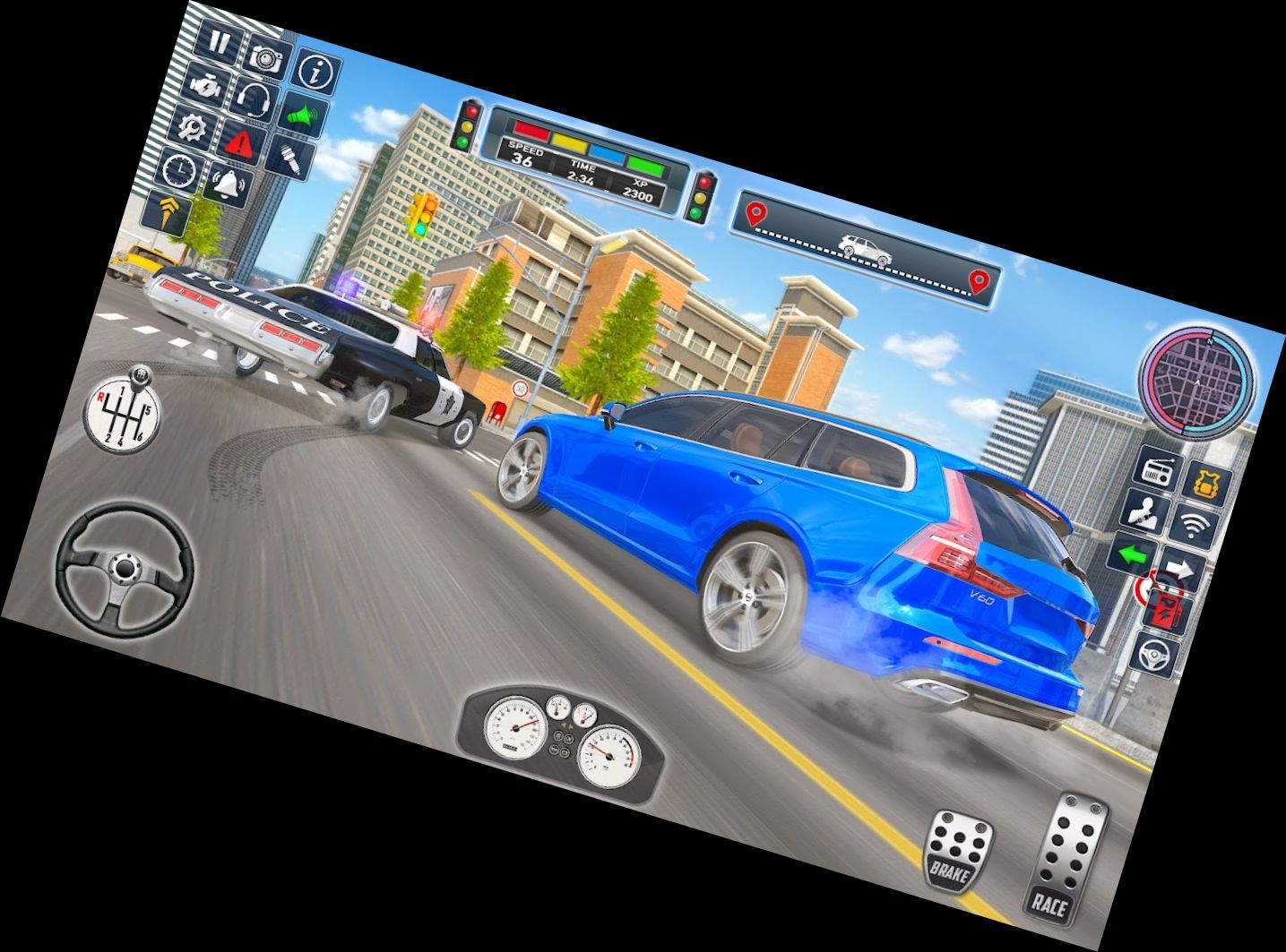 Поліцейська Машина Валі Гра: Си