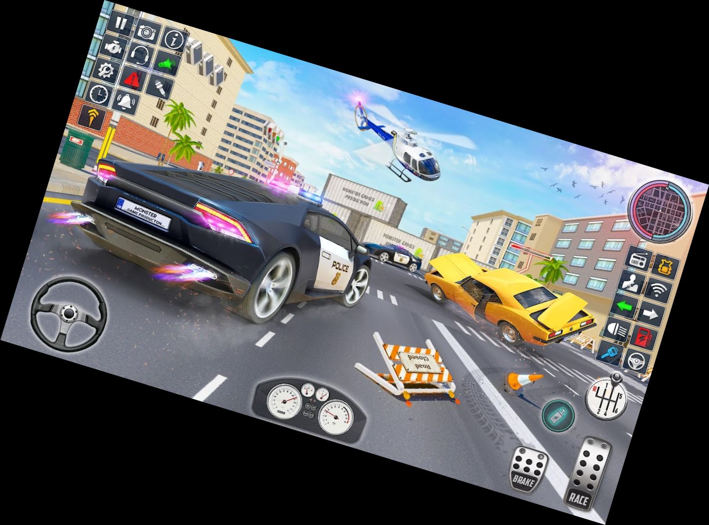 Поліцейська Машина Валі Гра: Си