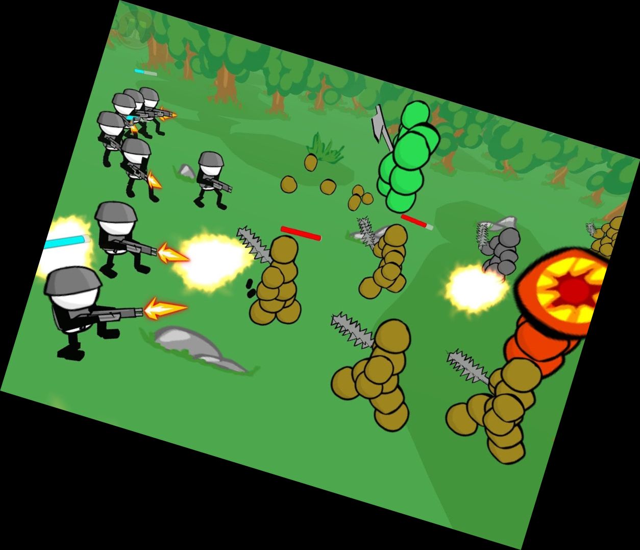 Stick Figure Gun Fight Simulator