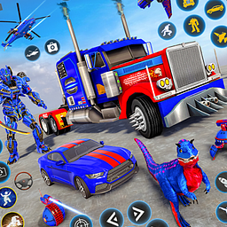 Гра поліцейський вантажівка робот машина гра 