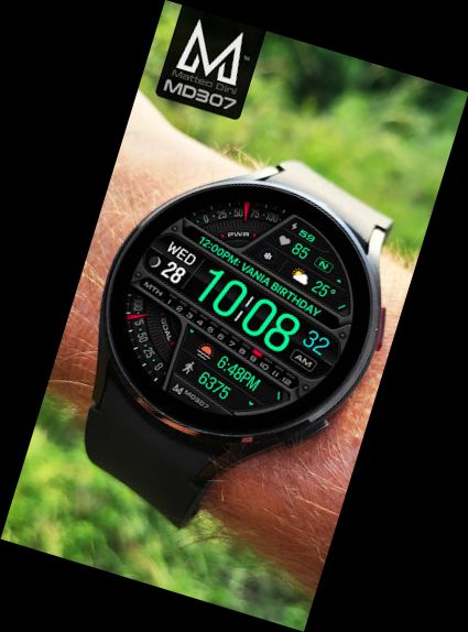 MD307 Digital watch face