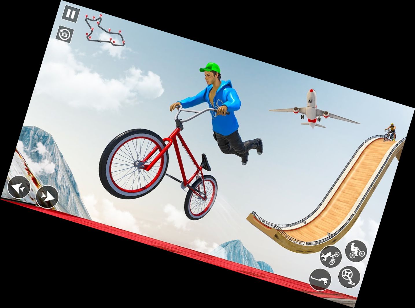 Ciclista BMX Bicicleta Juegos