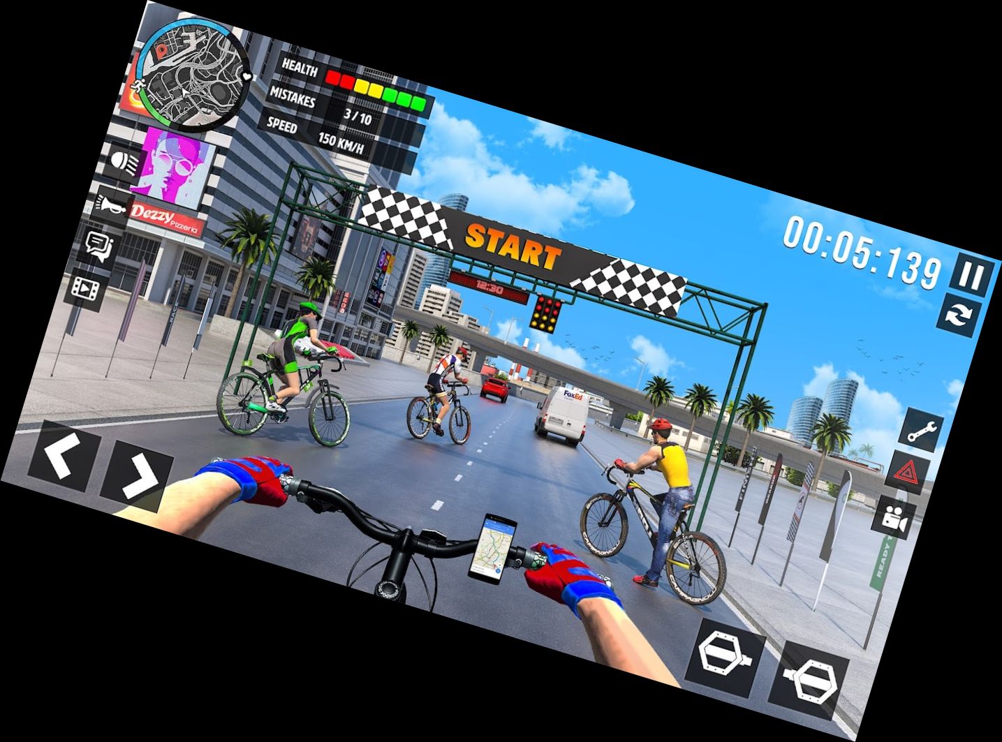 Ciclista BMX Bicicleta Juegos