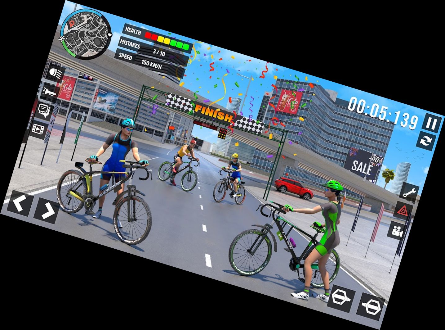 Ciclista BMX Bicicleta Juegos