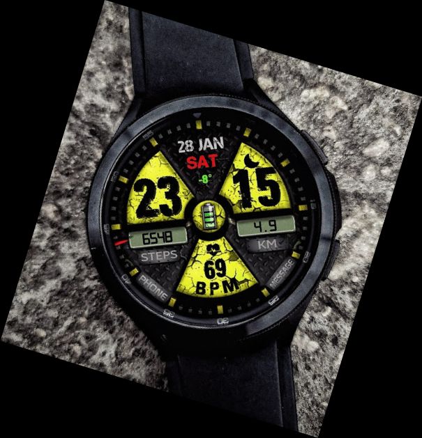 WIN Nuclear PRO Watch face -> WIN Ядерний PRO Watch face