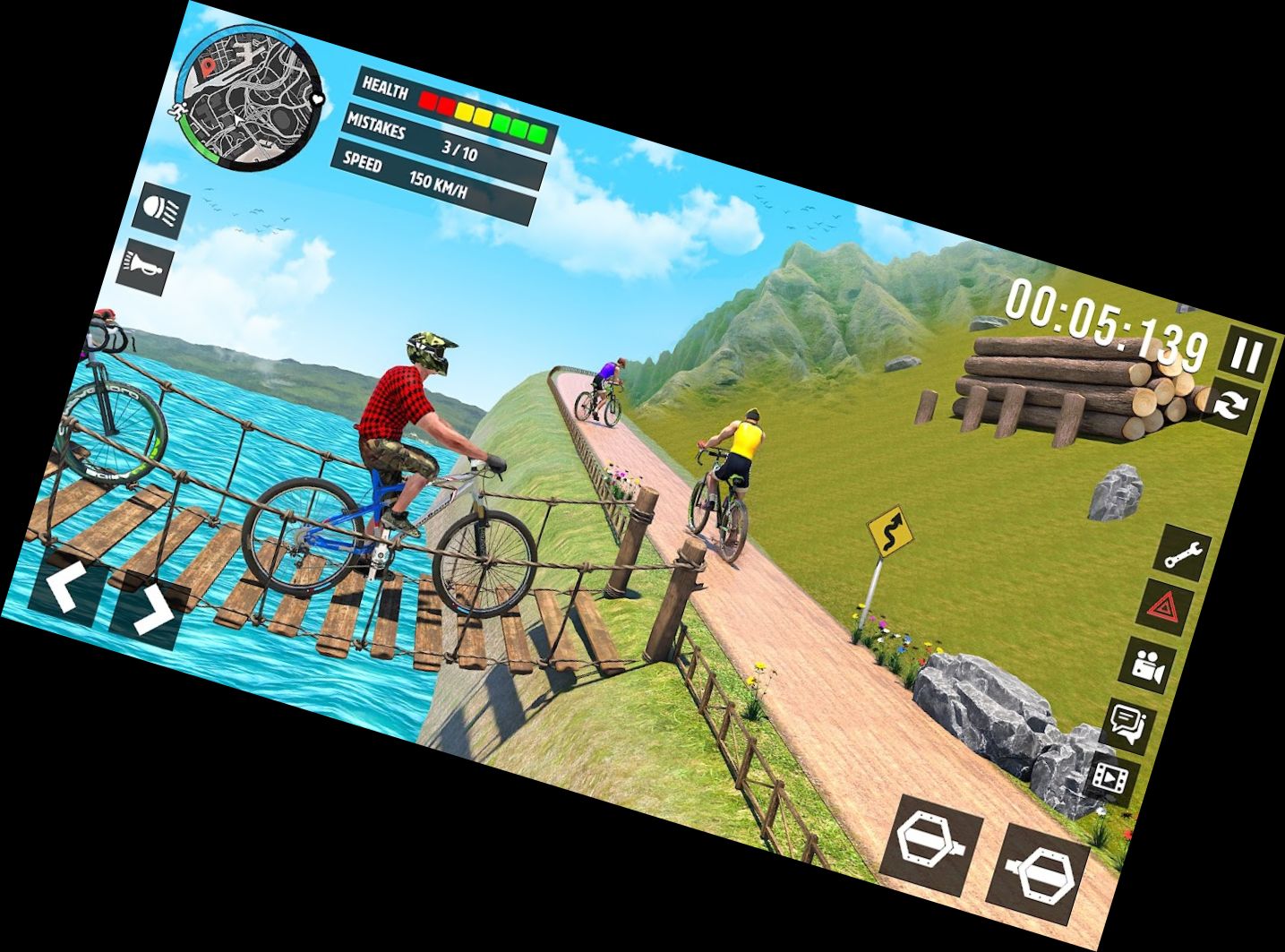 Ciclista BMX Bicicleta Juegos