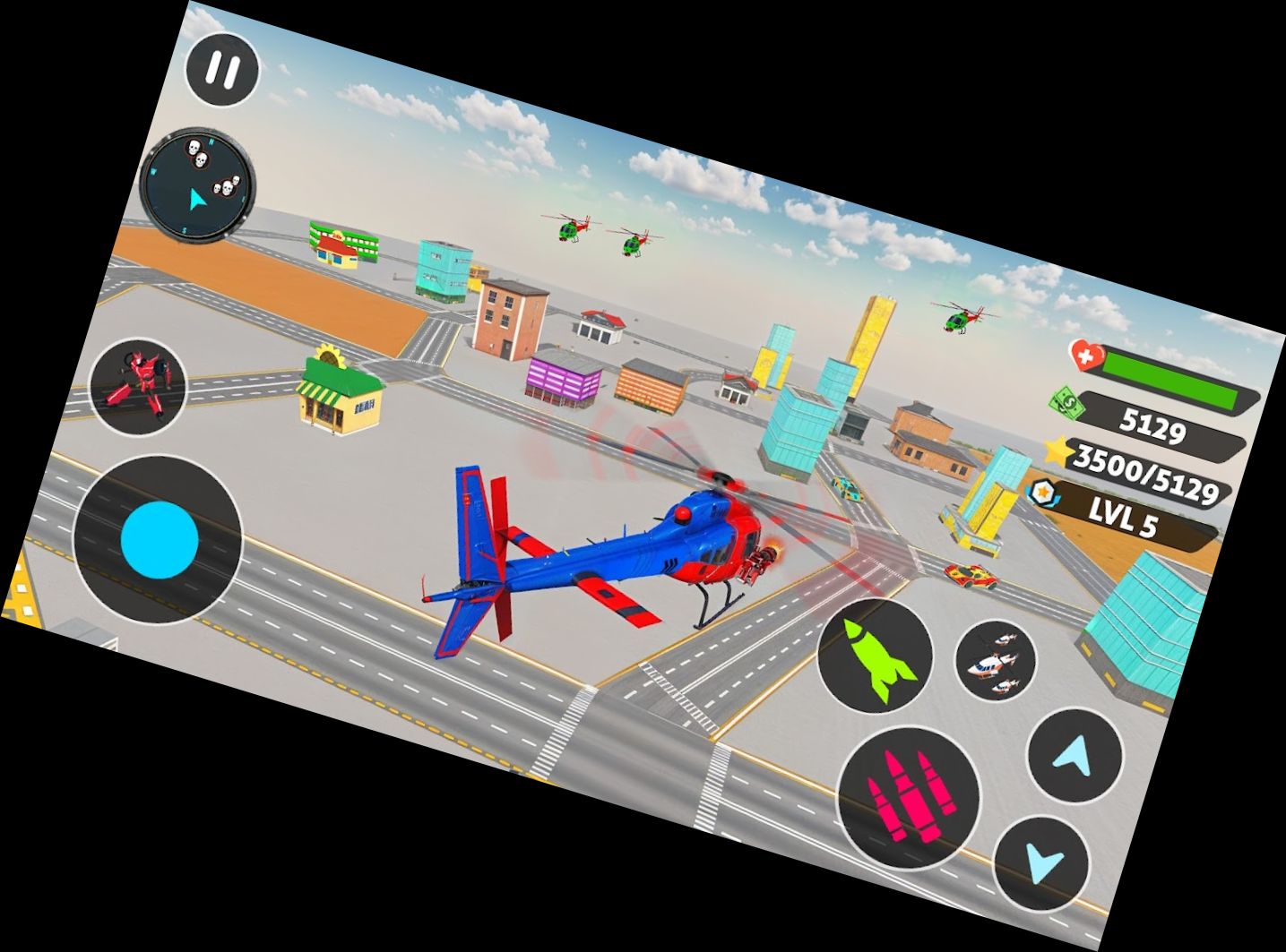 Мех Робот Игра с Преобразовани