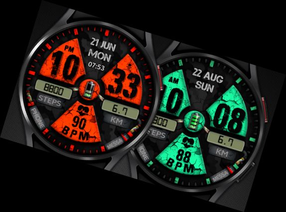 WIN Nuclear PRO Watch face -> WIN Ядерний PRO Watch face