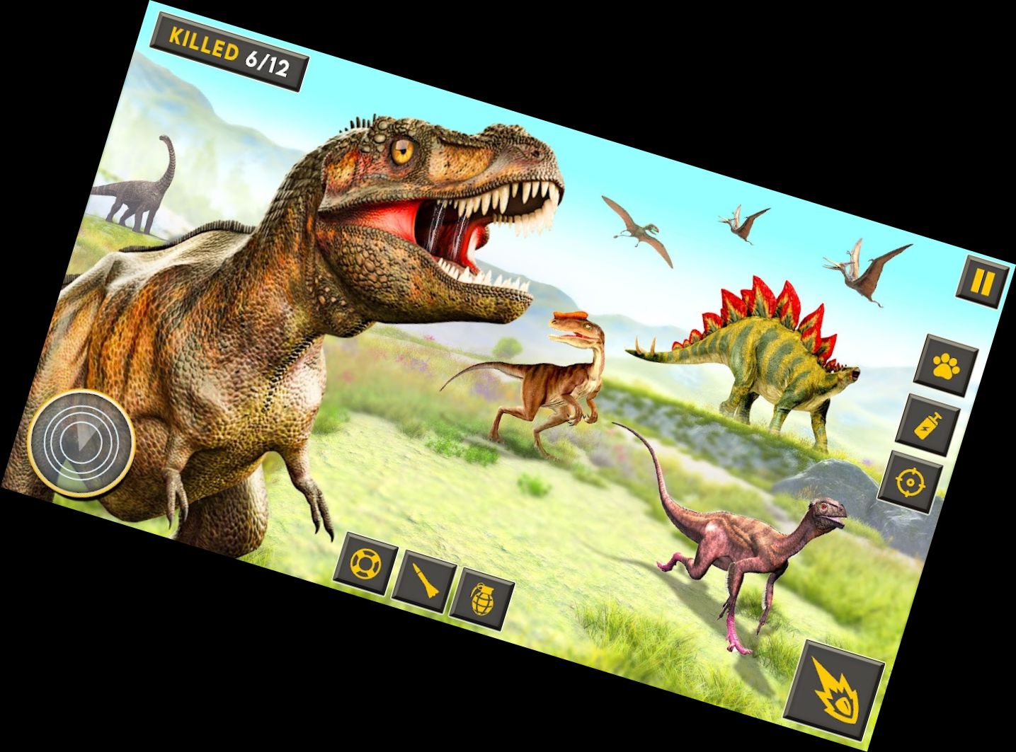 Wilder Dino-Jäger: Jagd-Spiel