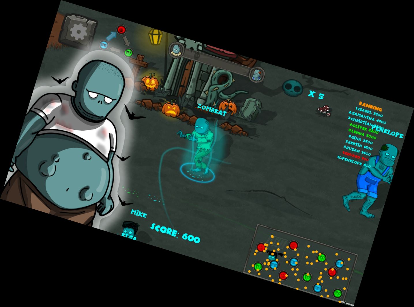 Zombeat.io – зомби б