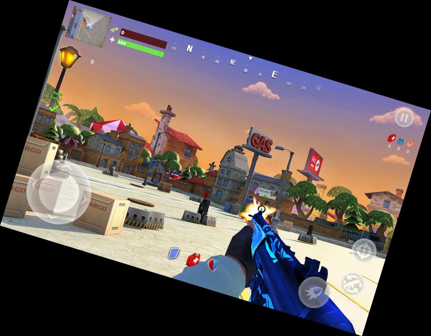 Ночная Битва Крепости Сквад: