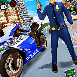 Погоня за мотоциклом американ