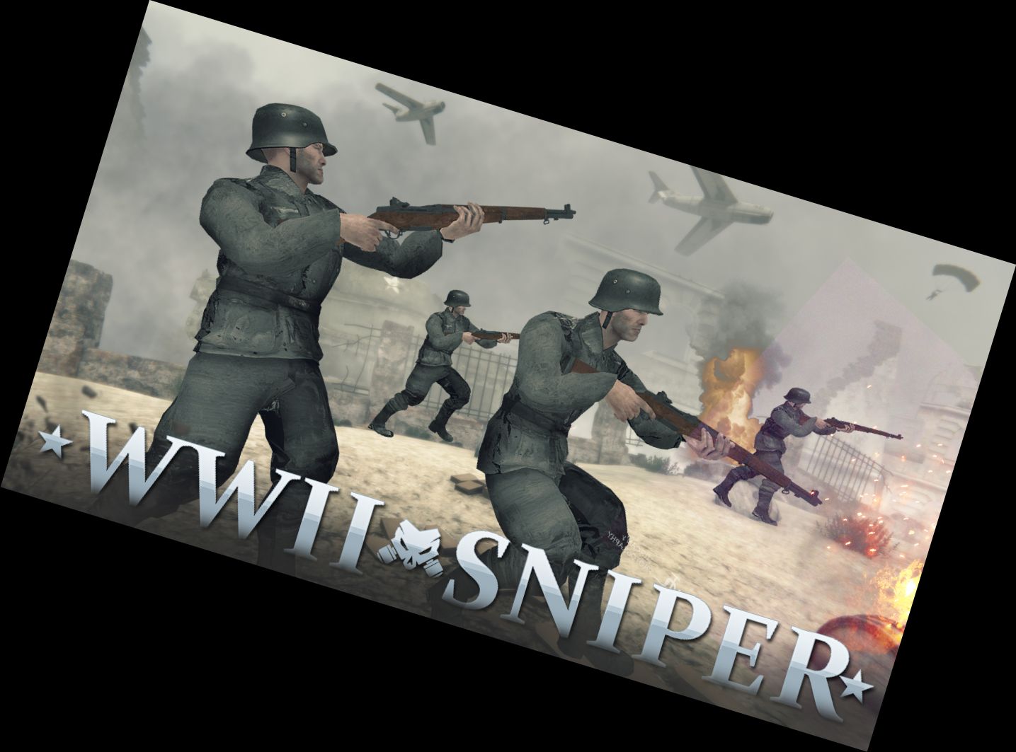 WW2 Sniper 3D: First Person Shooter War