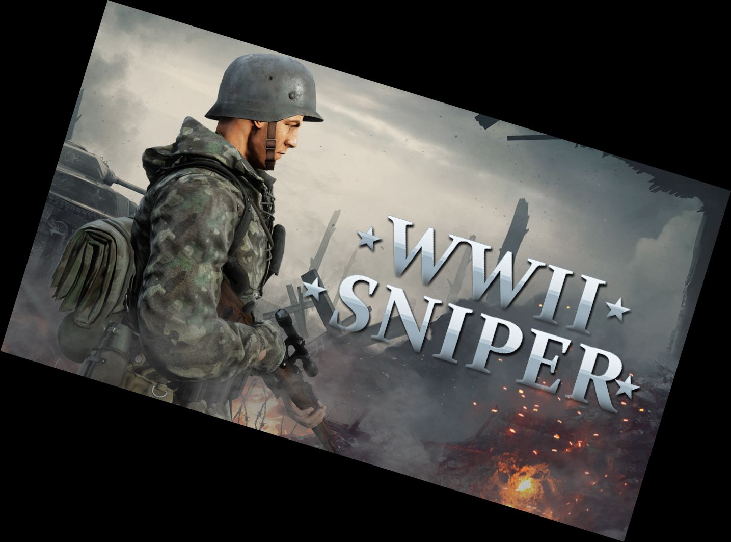 WW2 Sniper 3D: First Person Shooter War