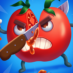 Treffender Tomate 3D - Messer