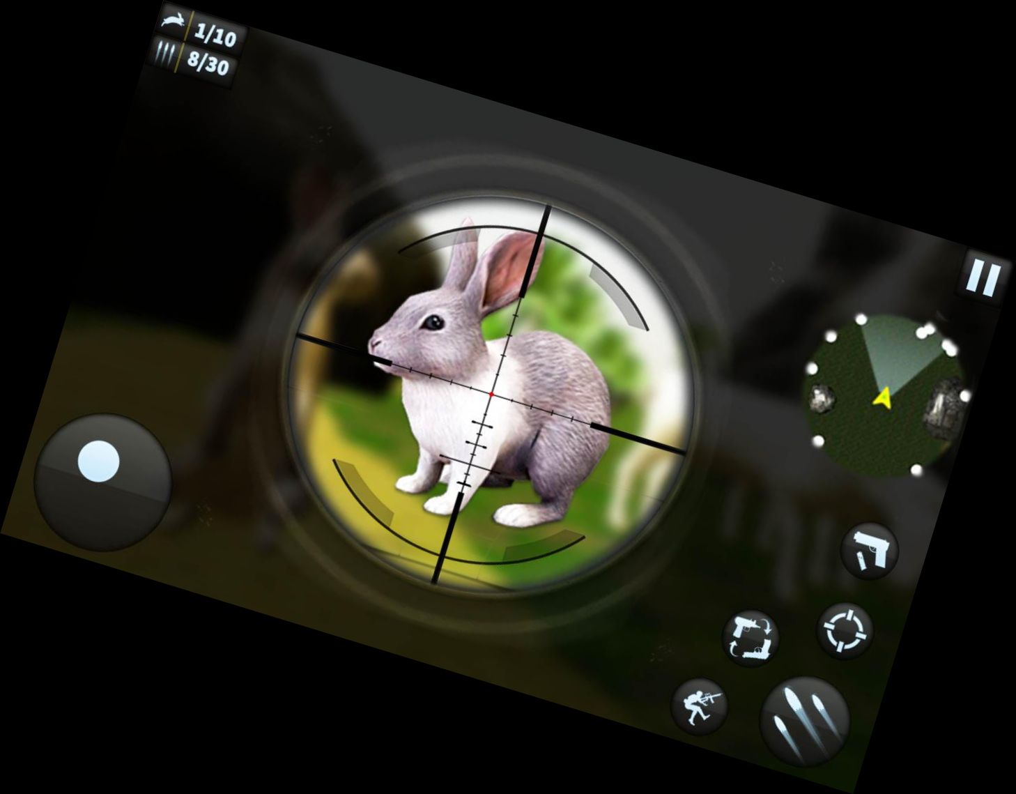 Снайперський зайчик: стріля