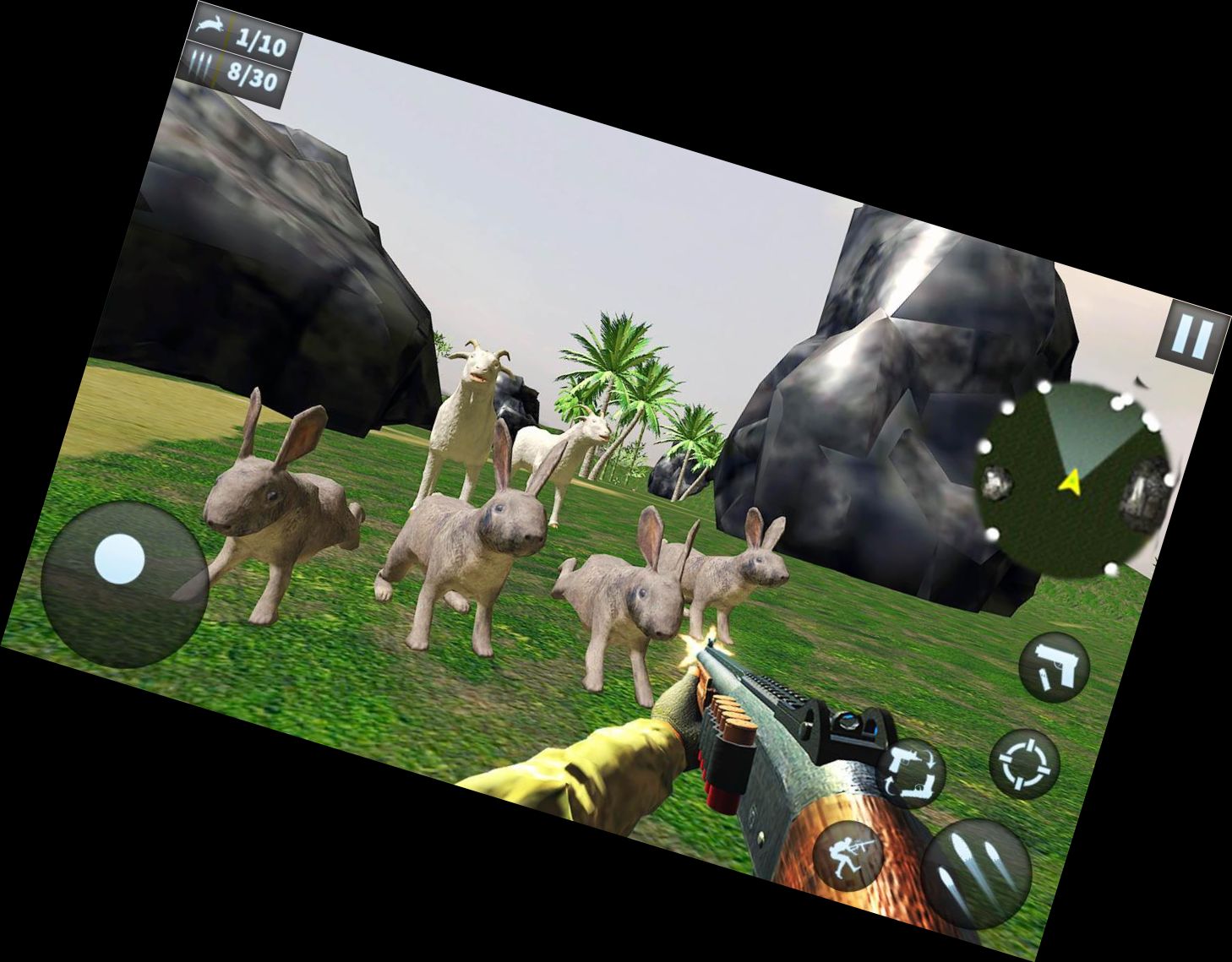 Зайчик-игра Снайперская стр