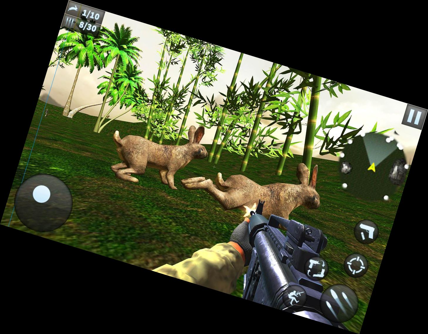 Зайчик-игра Снайперская стр