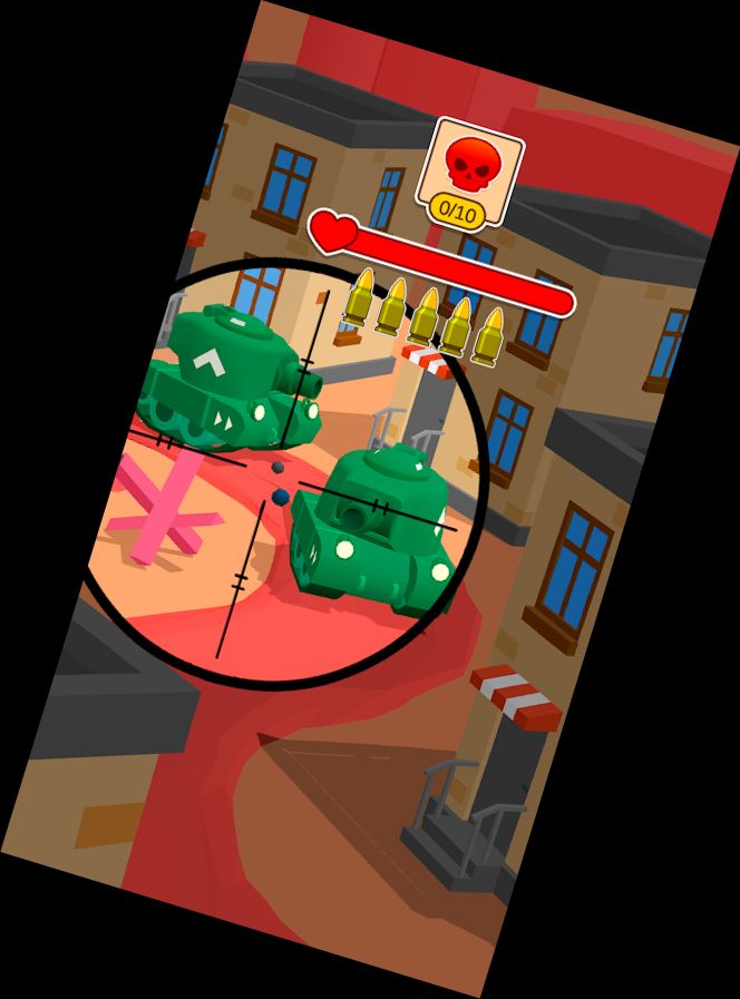 Снайпер Танка: 3D Игра