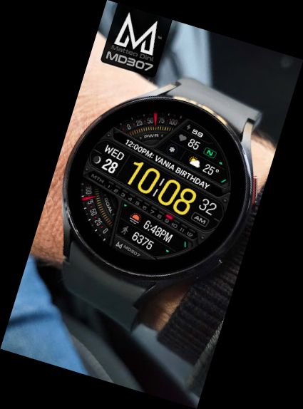 MD307 Digital watch face