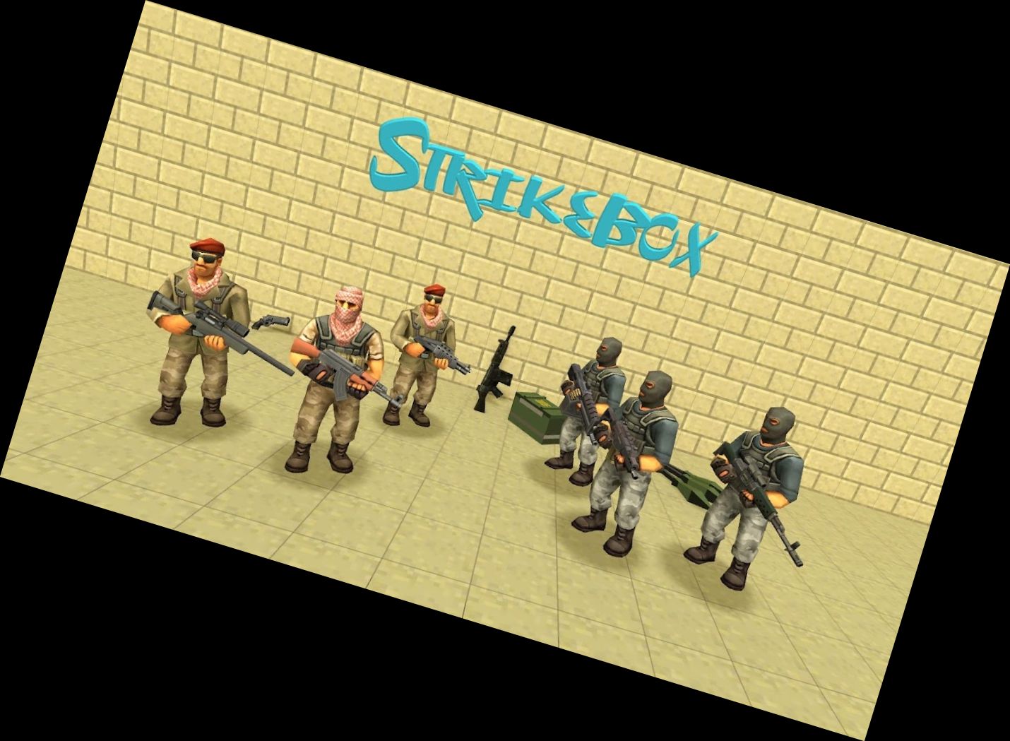 Schlagkiste: Sandbox&Schießspiel