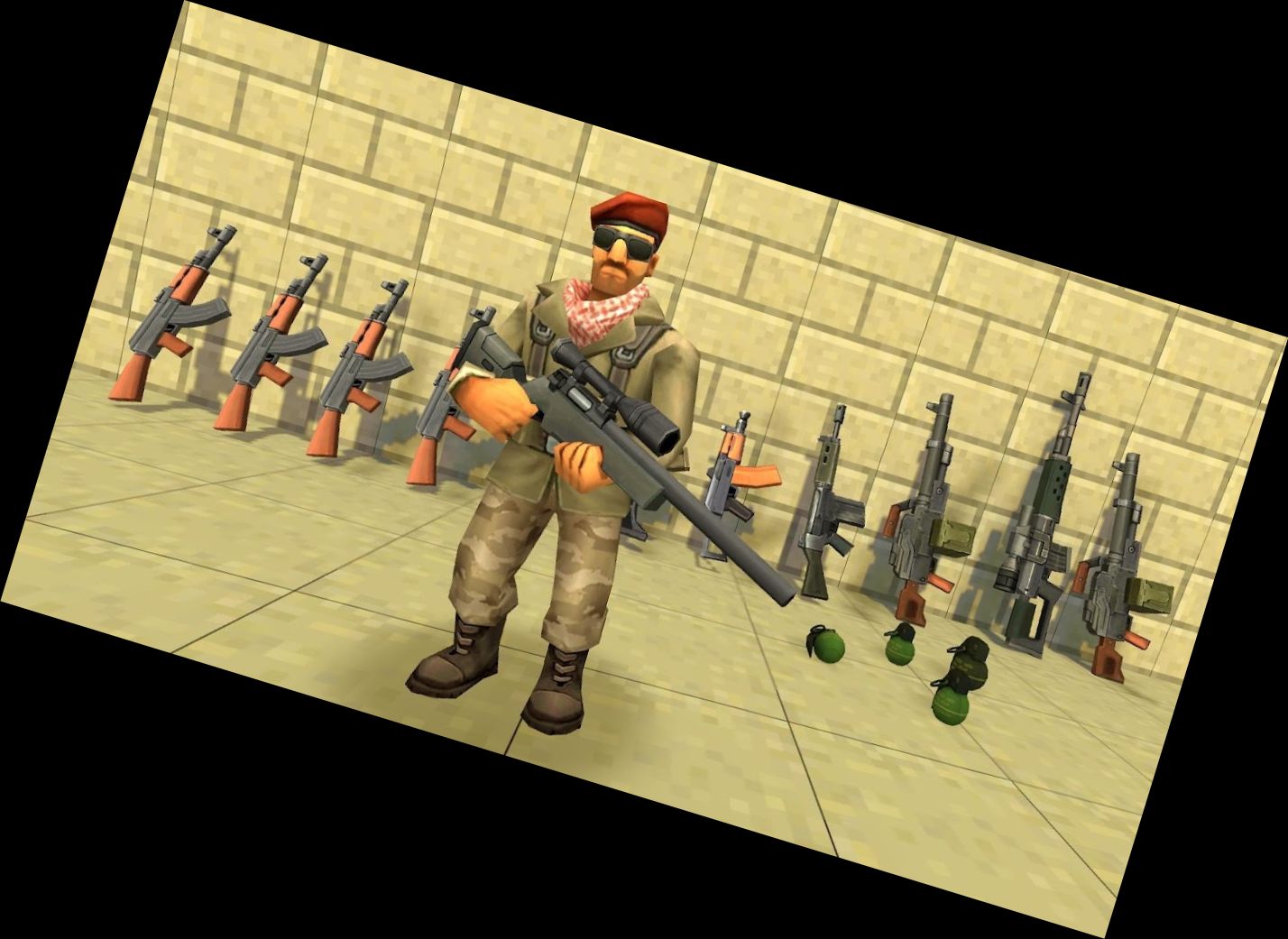 Schlagkiste: Sandbox&Schießspiel