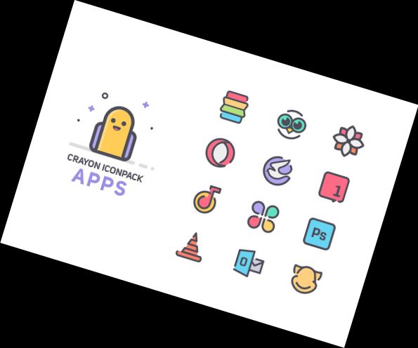 Crayon Icon Pack