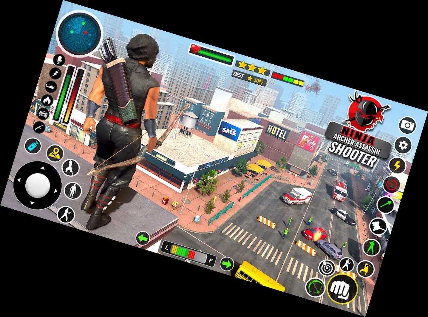 Ninja-Bogenschütze-Attentäter