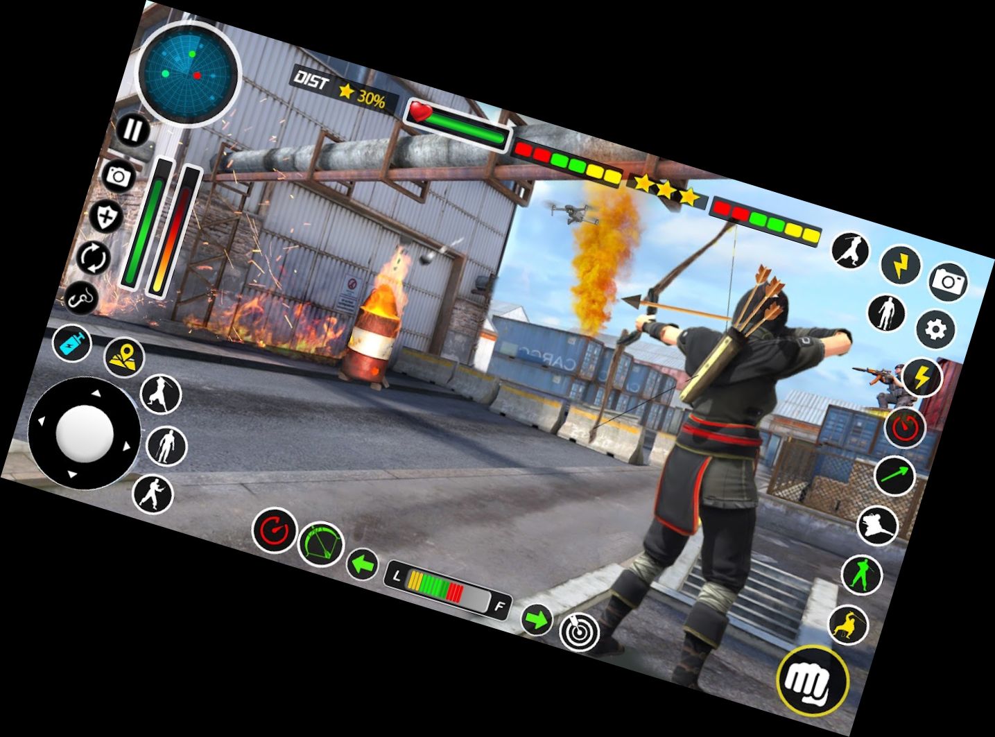 Asesino Francotirador Arquero Ninja