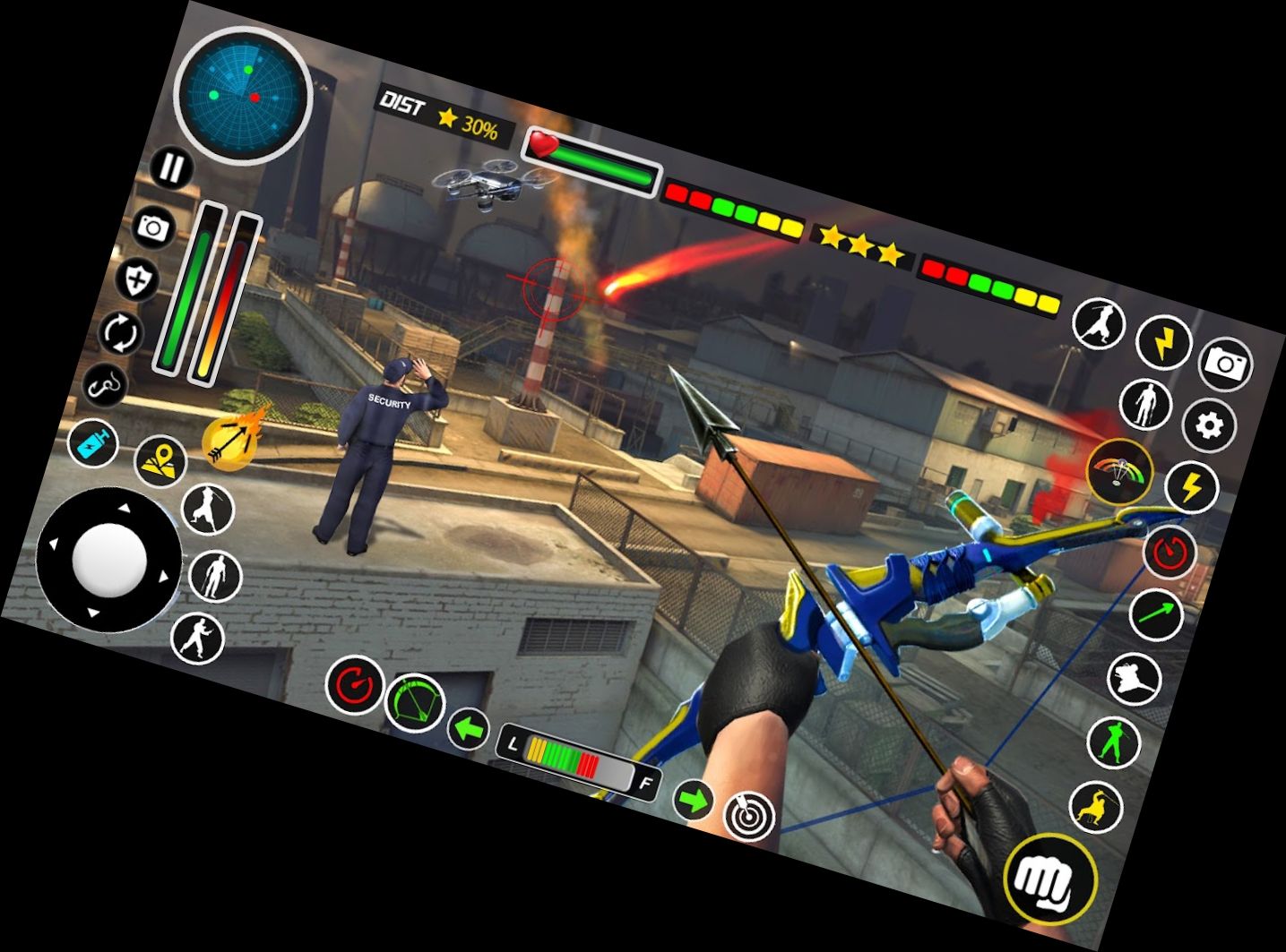 Ninja-Bogenschütze-Attentäter