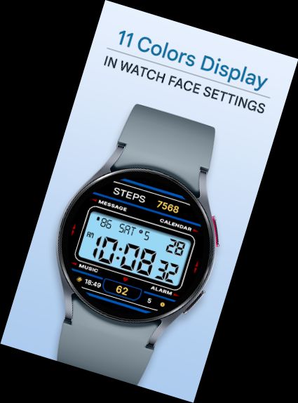 Retro watch face