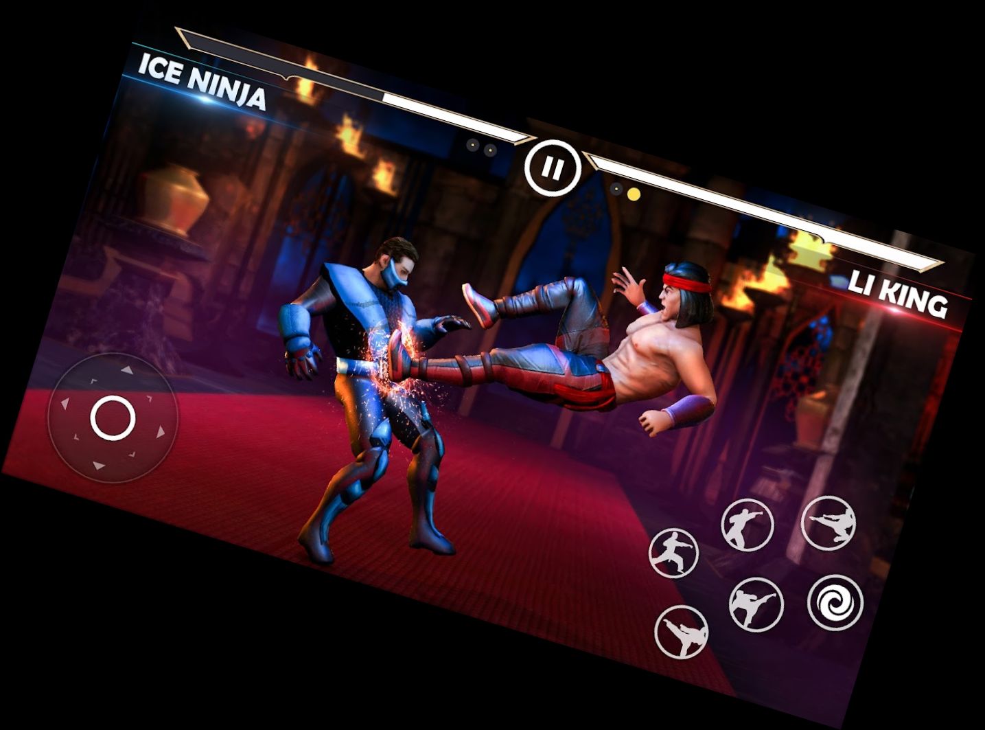 Боец Карате Игры Кунг