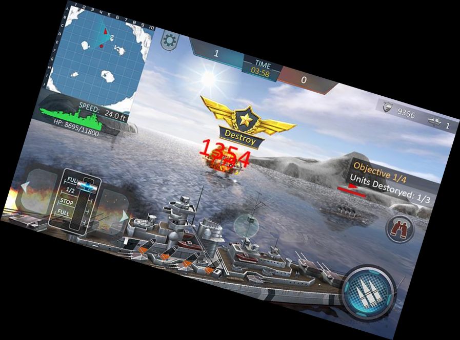 Атака Военного Кораб