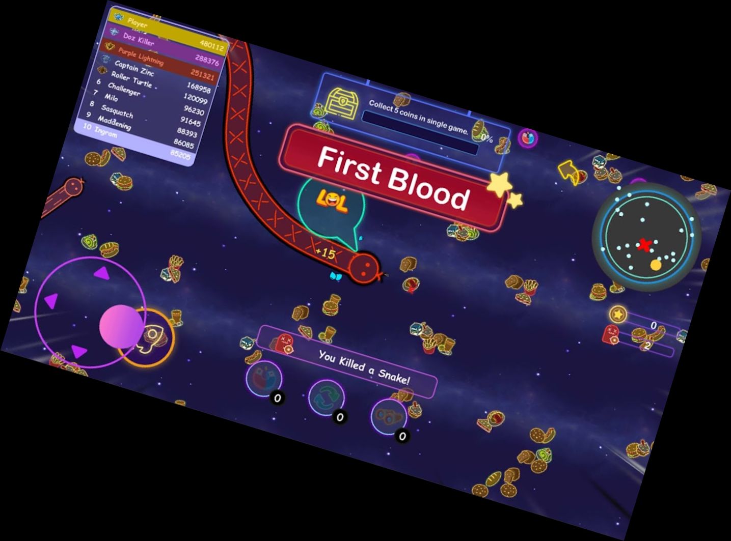 Змея Неон: Голодная И