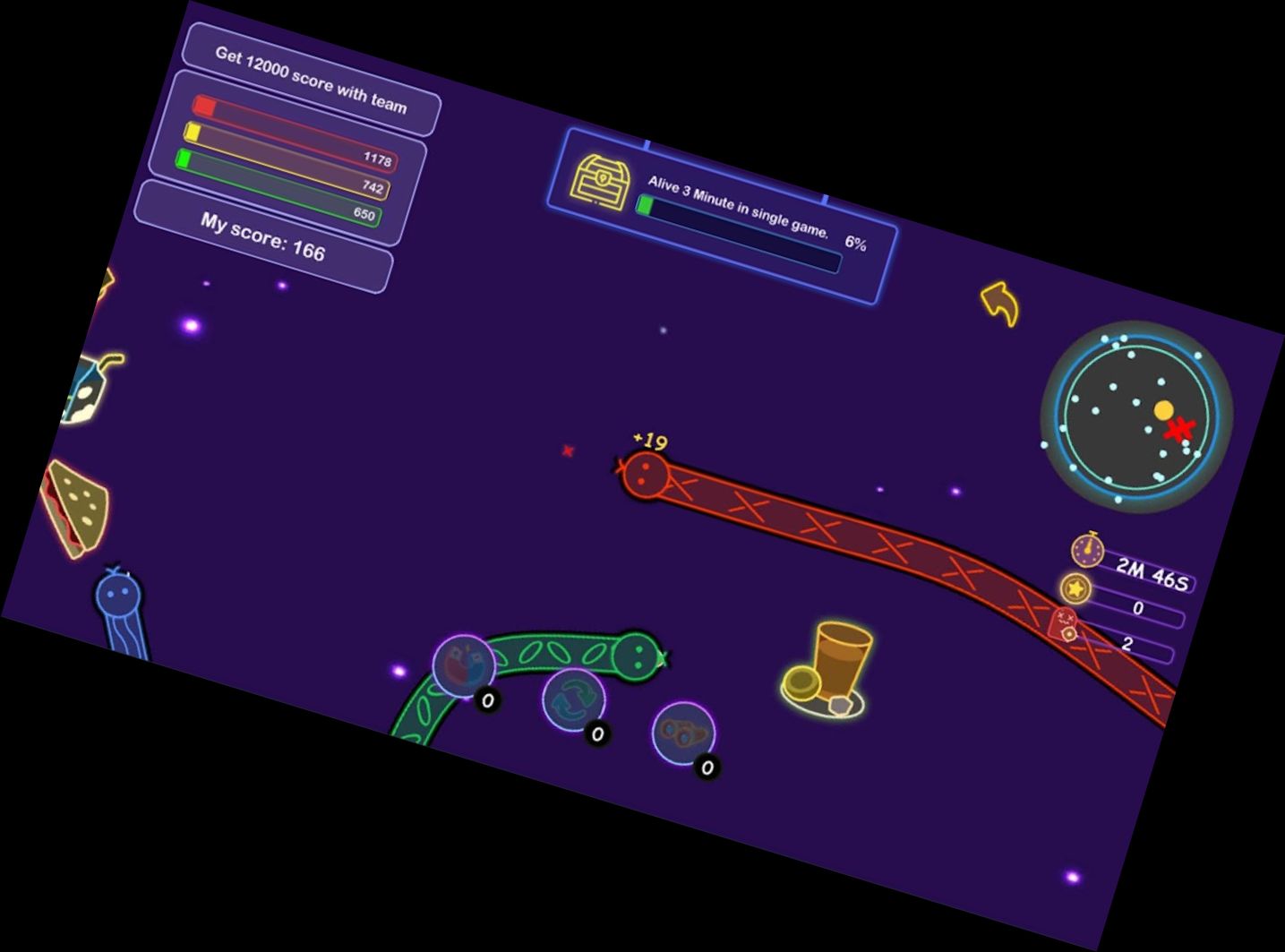 Змійка Неон: Ігри на