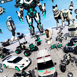 Juego de Transformación de Ambulancia Robot