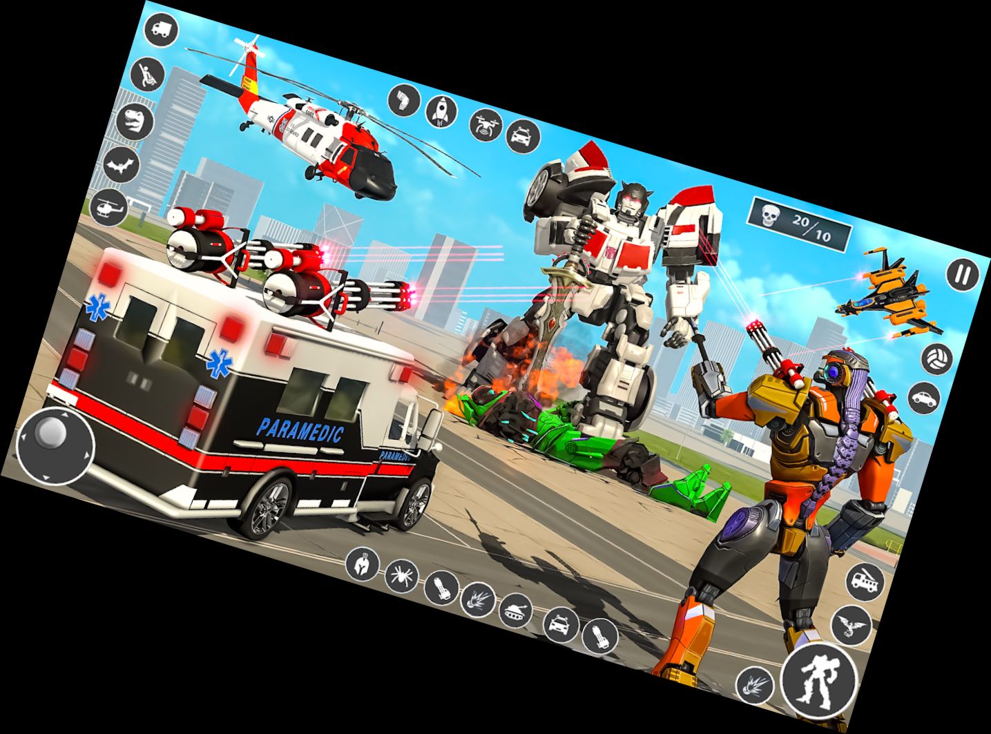 Санітарний Робот Перетворення Гра