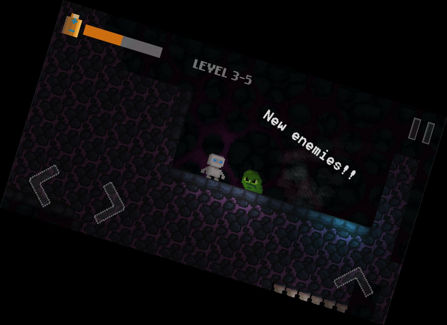 Super Retro Bot Plattformspiel