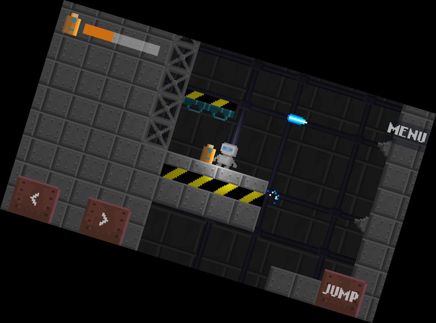 Super Retro Bot Plattformspiel