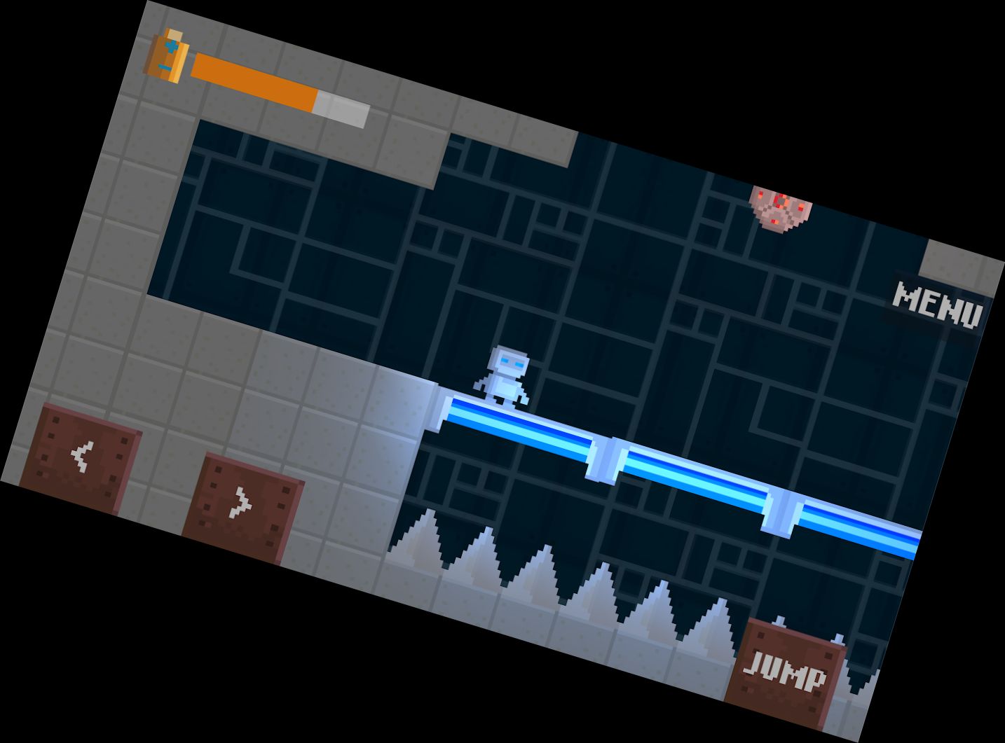 Super Retro Bot Plattformspiel