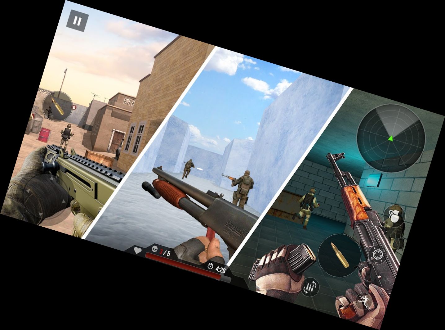 Игры Стрельбы с ПVIEW на