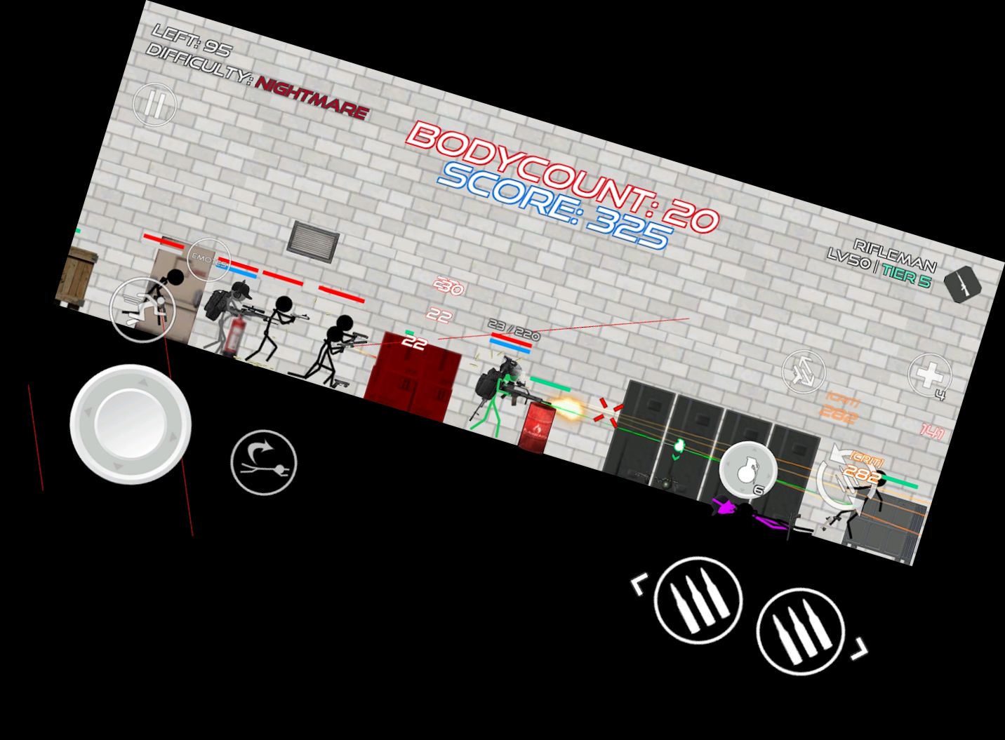 Бои на Палках: Удар