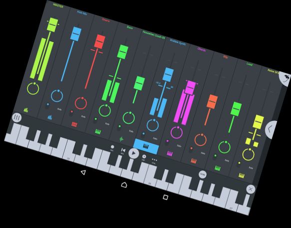 FL STUDIO MOBILE wird in deutscher Sprache als "FL STUDIO MOBILE" bezeichnet, aber eine mögliche Übersetzung wäre "FL Studio Mobile".