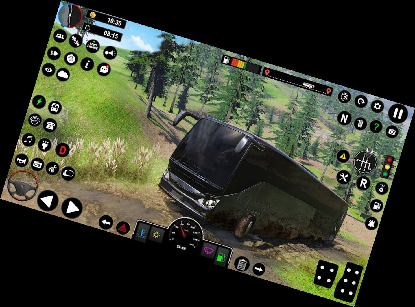 Juegos de Autobús de Carreras Juego