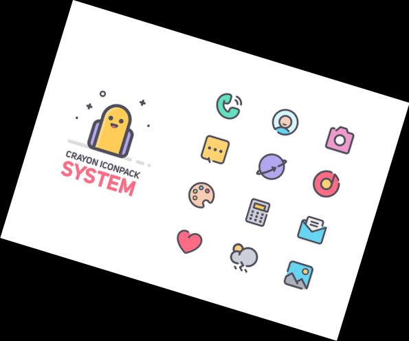 Crayon Icon Pack