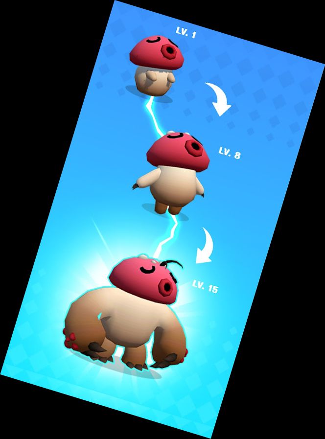 Monster Evolution Lauf & Kampf