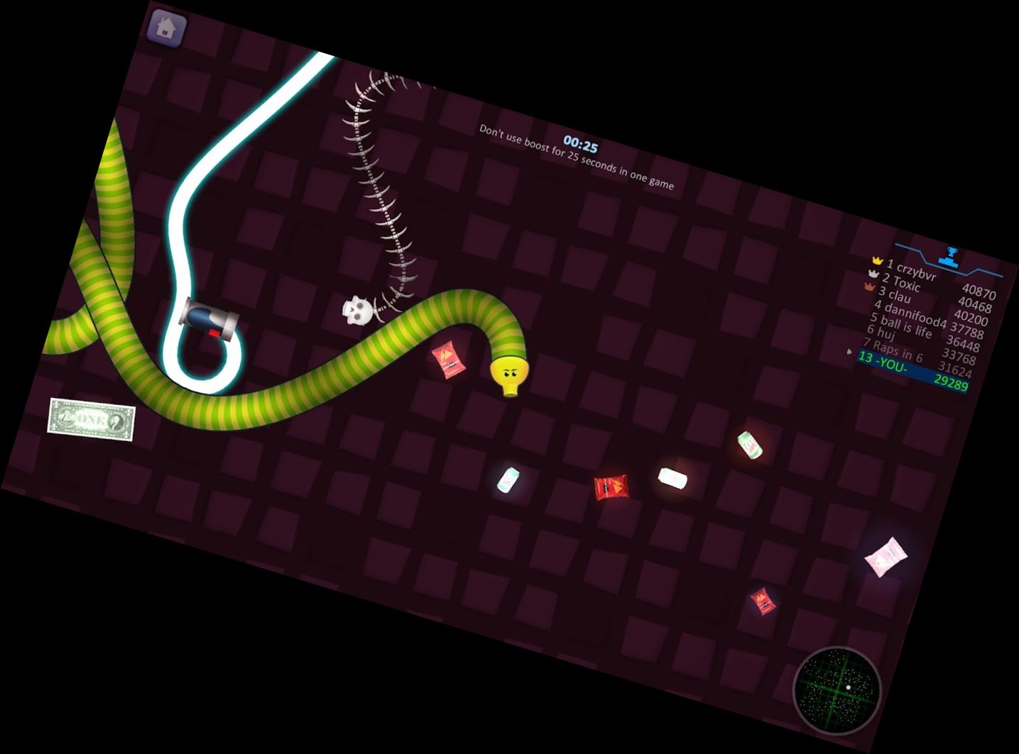 Snake Hunt: Worm io Games Zone