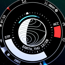 Planet in stars Watch Face