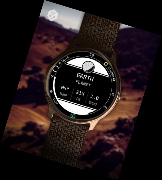 Planeten in Sternen Watch Face